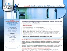 Tablet Screenshot of cm-pack.fr